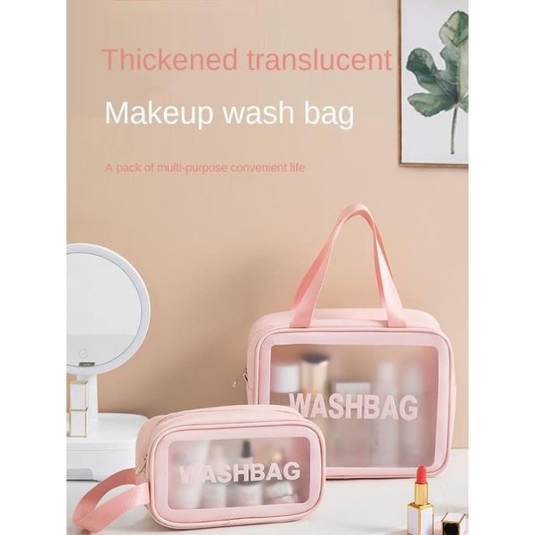 storage bags household and collection tools portable transparent large capacity skin care washing bag for women's travel
storage bags household and collection tools portable transparent large capacity skin care washing bag for women's travel