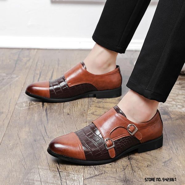 dress shoes luxury designer british mix patchwork monk strap for mens wedding prom homecoming oxford sapatos tenis masculino, Black
dress shoes luxury designer british mix patchwork monk strap for mens wedding prom homecoming oxford sapatos tenis masculino, Black