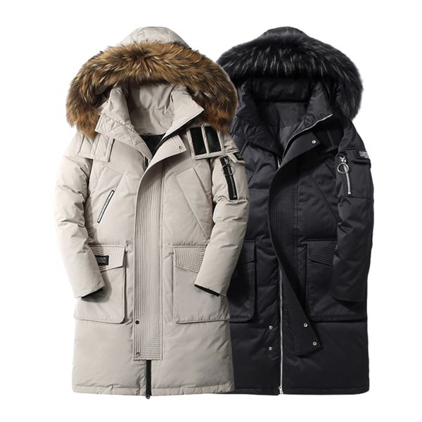 men's hoodie and zipper et, warm long coat with large fur collar, windproof, removable, 2021, Black
men's hoodie and zipper et, warm long coat with large fur collar, windproof, removable, 2021, Black
