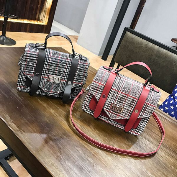 hbp women's new in spring of 2019 korean versatile messenger shoulder lattice fashion small square bag
hbp women's new in spring of 2019 korean versatile messenger shoulder lattice fashion small square bag