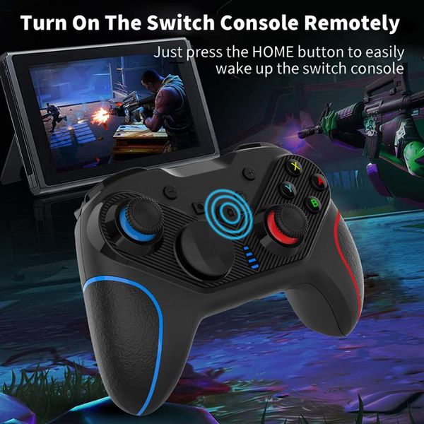 game controllers & joysticks bluetooth wireless controller for switch gamepads console control nintendoswitch pc with 6-axis handle
game controllers & joysticks bluetooth wireless controller for switch gamepads console control nintendoswitch pc with 6-axis handle