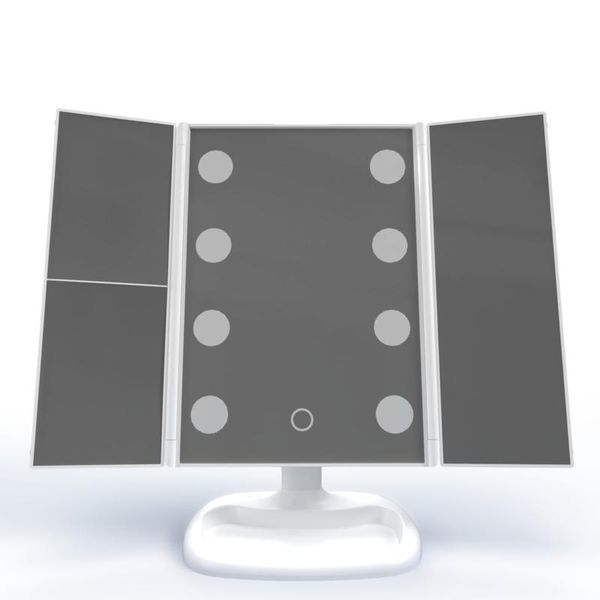new flat light led makeup mirror light bulb tri-fold desktable lamp mirror folding vanity square princess
new flat light led makeup mirror light bulb tri-fold desktable lamp mirror folding vanity square princess