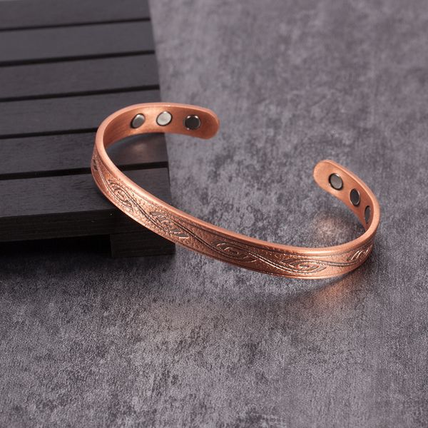vinterly retro pure copper women's magnetic bracelet, adjustable health, energy, arthritis bracelet, Black
vinterly retro pure copper women's magnetic bracelet, adjustable health, energy, arthritis bracelet, Black