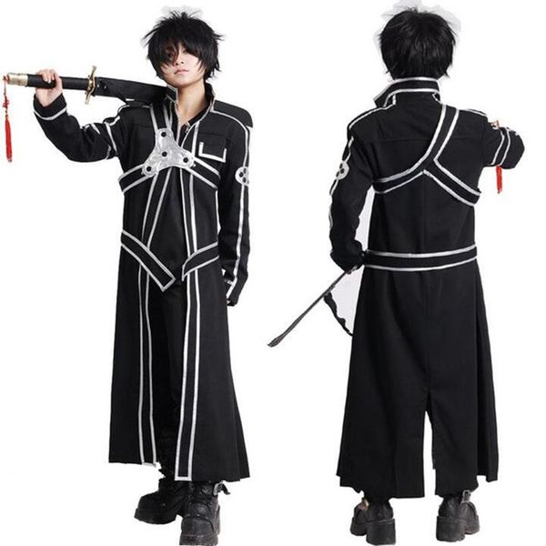 theme costume sword art online sao kirito kirigaya kazuto robe cosplay costumes long overcoat trench coat cloak+pants+belt+shoulder stra, Black;red
theme costume sword art online sao kirito kirigaya kazuto robe cosplay costumes long overcoat trench coat cloak+pants+belt+shoulder stra, Black;red