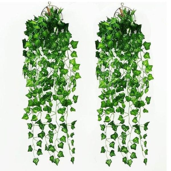 decorative flowers & wreaths 3pcs 2.2-2.4m artificial green ivy leaves garland vines foliage plastic plants eternal rattan leaf wedding deco
decorative flowers & wreaths 3pcs 2.2-2.4m artificial green ivy leaves garland vines foliage plastic plants eternal rattan leaf wedding deco