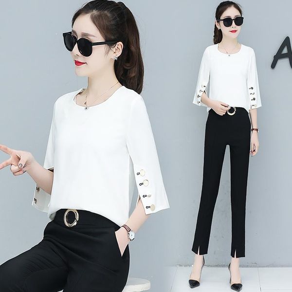 new korean fashion suits women two-pcs clothing set outfit chiffon vestidos white black slim design outfit vestidos o neck, Gray
new korean fashion suits women two-pcs clothing set outfit chiffon vestidos white black slim design outfit vestidos o neck, Gray