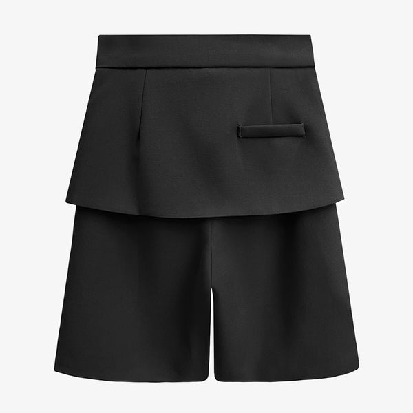 straight patchwork chain trouser for women high waist casual black knee length wide leg pants female fashion tide, Black;white
straight patchwork chain trouser for women high waist casual black knee length wide leg pants female fashion tide, Black;white