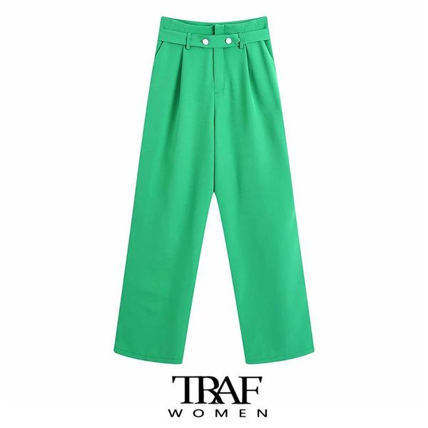 women's pants & capris za women fashion with buttoned side pockets wide leg vintage high waist zipper female trousers mujer, Black;white
women's pants & capris za women fashion with buttoned side pockets wide leg vintage high waist zipper female trousers mujer, Black;white
