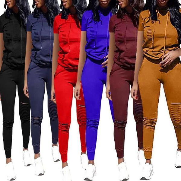 europe and the united states summer solid color shao hua hooded sweatshirts short-sleeved suit piece women's tracksuits, Gray
europe and the united states summer solid color shao hua hooded sweatshirts short-sleeved suit piece women's tracksuits, Gray