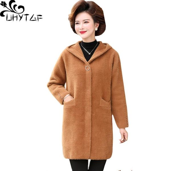 women's wool & blends uhytgf autumn winter jacket women quality mink fleece casual 6xl plus size coat double-faced cashmere hooded oute, Black
women's wool & blends uhytgf autumn winter jacket women quality mink fleece casual 6xl plus size coat double-faced cashmere hooded oute, Black