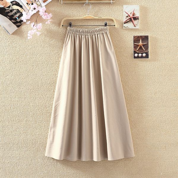 2021 new long vintage cotton and linen high waist women skirts saia summer skirt womens jupe femme saias faldas zfn1, Black
2021 new long vintage cotton and linen high waist women skirts saia summer skirt womens jupe femme saias faldas zfn1, Black