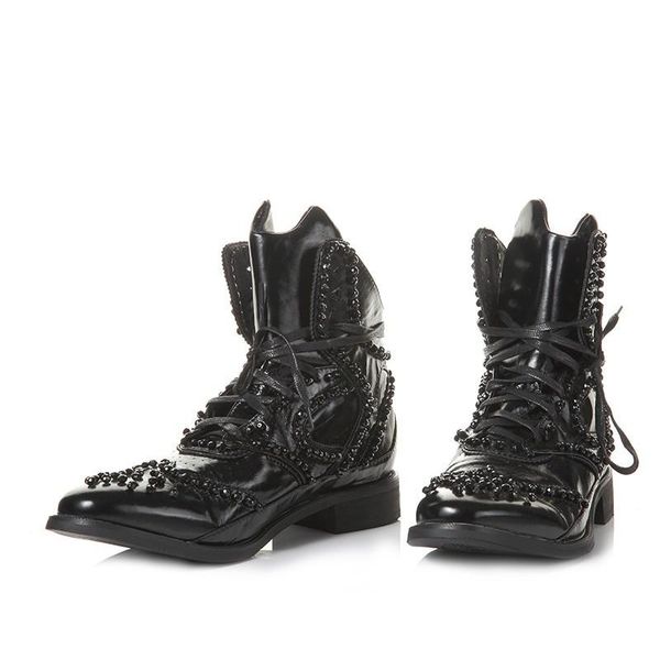 boots british men designer winter crystal beaded vintage ankle pointed genuine leather punk shoes black high sneakers
boots british men designer winter crystal beaded vintage ankle pointed genuine leather punk shoes black high sneakers
