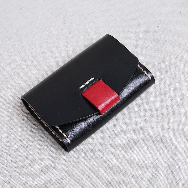 card holders hand stitch tanned leather holder men & women retro id wallet carte porte minimalist for s, Brown;gray
card holders hand stitch tanned leather holder men & women retro id wallet carte porte minimalist for s, Brown;gray
