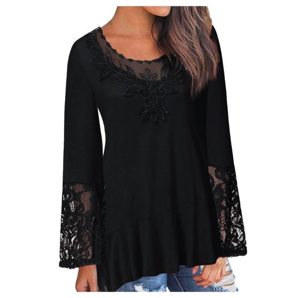 women's blouses & shirts ladies long sleeve lace blouse plus size stitching irregular fashion hallow out vetement femme 2021 #g2, White
women's blouses & shirts ladies long sleeve lace blouse plus size stitching irregular fashion hallow out vetement femme 2021 #g2, White