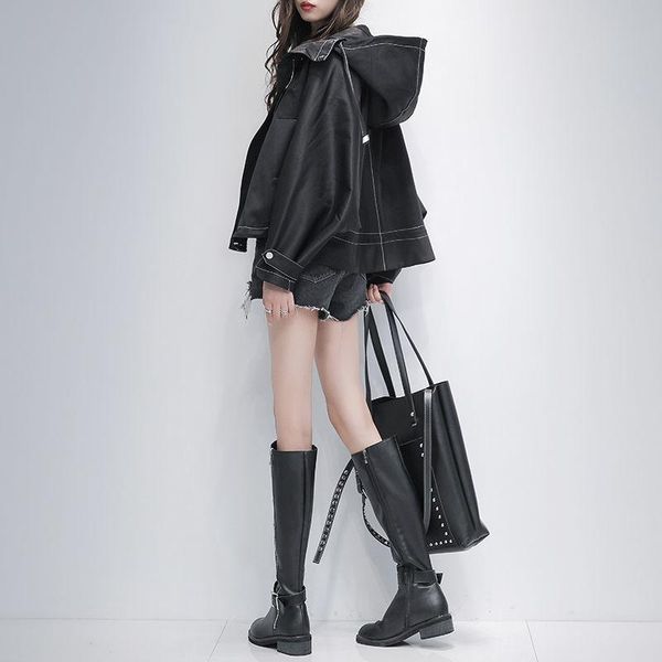 women's trench coats large size short-length windbreaker womens fat sister loose and thin casual all-match hooded age reduction jacke, Tan;black
women's trench coats large size short-length windbreaker womens fat sister loose and thin casual all-match hooded age reduction jacke, Tan;black