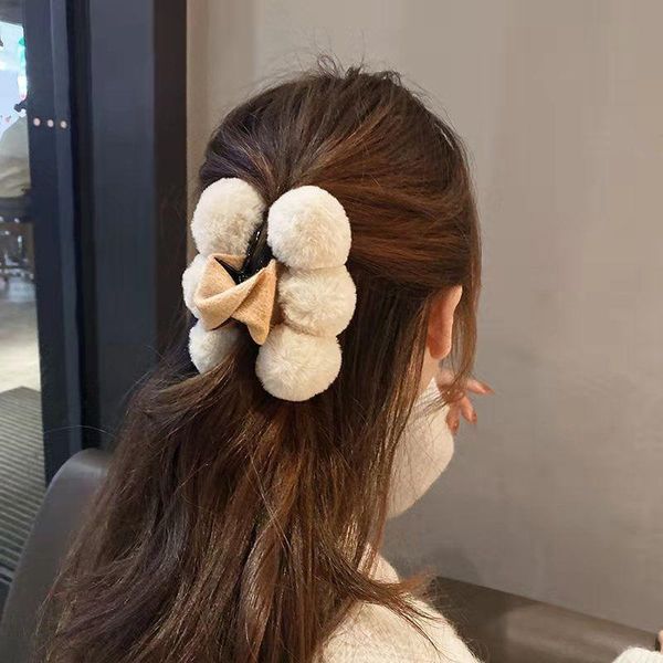 hair clips & barrettes autumn and winter plush bangs small grab clip back of head accessories for women sweet mink ball hairpin, Golden;silver
hair clips & barrettes autumn and winter plush bangs small grab clip back of head accessories for women sweet mink ball hairpin, Golden;silver