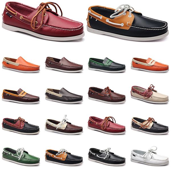 201 womens sneakers sailing shoe mens casual leather shoes black white red green orange brown outdoor trainers size 38-45
201 womens sneakers sailing shoe mens casual leather shoes black white red green orange brown outdoor trainers size 38-45