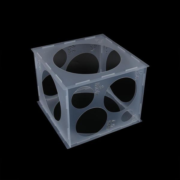 party decoration 11 holes foldable balloon sizer box balloons measurement cube for birthday wedding arch columns tool
party decoration 11 holes foldable balloon sizer box balloons measurement cube for birthday wedding arch columns tool