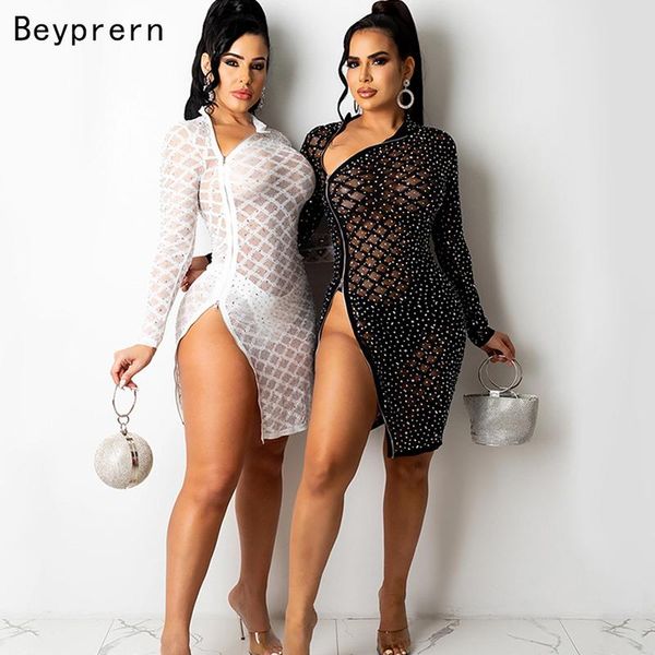 casual dresses beyprern sparkle rhinestone details zippers slit short party dress glam see through plaid sequins club birthday outfits, Black;gray
casual dresses beyprern sparkle rhinestone details zippers slit short party dress glam see through plaid sequins club birthday outfits, Black;gray