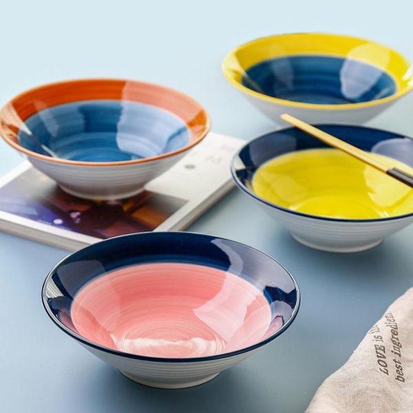 bowls nordic art ceramic soup noodle salad bowl simple household bucket horn ramen dessert el shop commercial tableware
bowls nordic art ceramic soup noodle salad bowl simple household bucket horn ramen dessert el shop commercial tableware