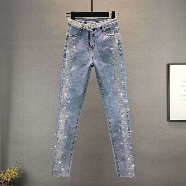 20212020 new heavy industry leisure high waist show thin brick slim elastic straight tube women's fashion jeans, Blue
20212020 new heavy industry leisure high waist show thin brick slim elastic straight tube women's fashion jeans, Blue