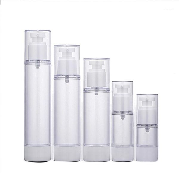 storage bottles & jars 1pcs 15ml/30ml/50ml/80ml/100ml plastic travel bottle refillable transparent airless pump perfume vacuum spray
storage bottles & jars 1pcs 15ml/30ml/50ml/80ml/100ml plastic travel bottle refillable transparent airless pump perfume vacuum spray