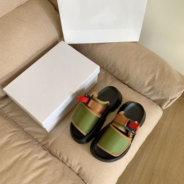 women's slippers luxury sa_fashion leather monitor sole original box designer brand, Black
women's slippers luxury sa_fashion leather monitor sole original box designer brand, Black