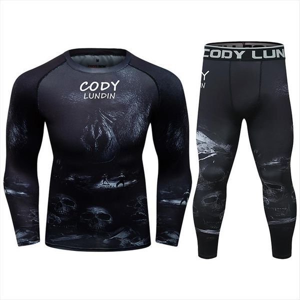 cody lundin running sublimation printed mens tracksuit sport suit gym rashguard leggings, Gray
cody lundin running sublimation printed mens tracksuit sport suit gym rashguard leggings, Gray