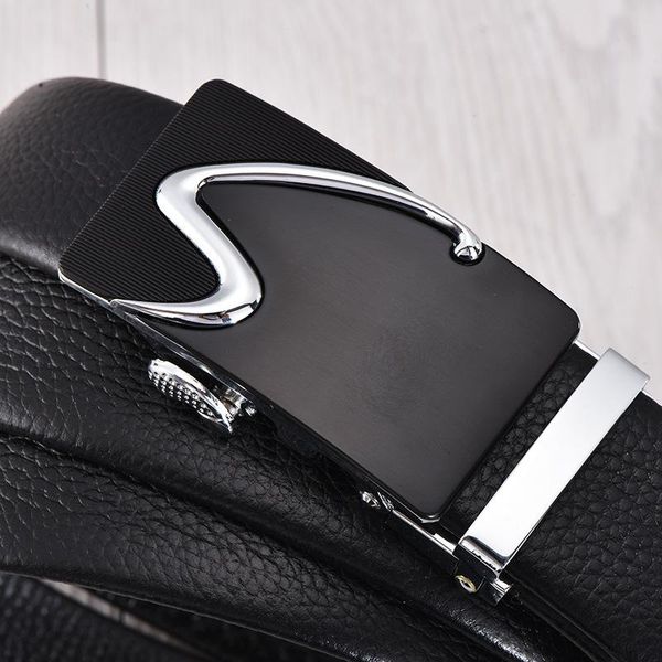 belts 2021 automatic buckle men belt male genuine leather strap for black cummerbunds cinturon hombre, Black;brown
belts 2021 automatic buckle men belt male genuine leather strap for black cummerbunds cinturon hombre, Black;brown