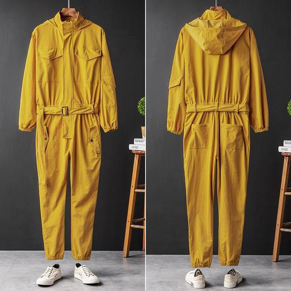 men's pants jumpsuit men rompers one piece overalls mens long sleeve hooded cargo casual streetwear male trousers plus size xxxl, Black
men's pants jumpsuit men rompers one piece overalls mens long sleeve hooded cargo casual streetwear male trousers plus size xxxl, Black