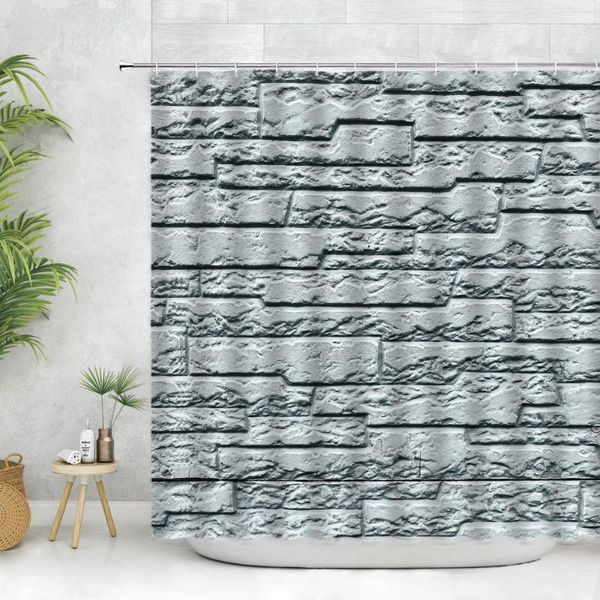 shower curtains stone brick wall curtain grey white garden background design geometric striped decor bathroom polyester hooks
shower curtains stone brick wall curtain grey white garden background design geometric striped decor bathroom polyester hooks