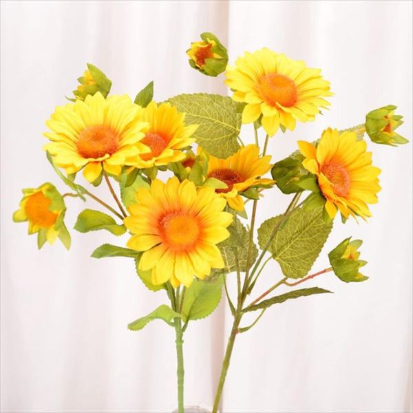 decorative flowers & wreaths 7 heads 3 4 buds sunflower vase bouquet wholesale artificial plants home garden party wedding deco
decorative flowers & wreaths 7 heads 3 4 buds sunflower vase bouquet wholesale artificial plants home garden party wedding deco
