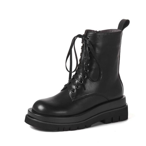 boots thick-soled black fashion winter british style leather short women's platform thick heel handsome
boots thick-soled black fashion winter british style leather short women's platform thick heel handsome