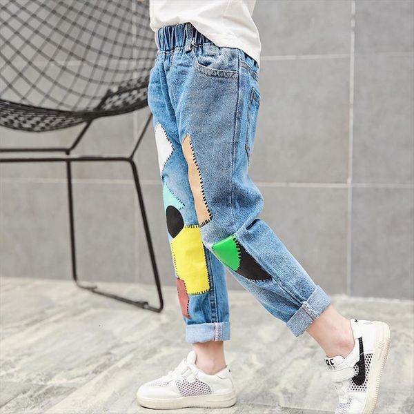 autumn arrival kids geometry patch, cobble printed jeans boys denim pants girls children trousers, Blue
autumn arrival kids geometry patch, cobble printed jeans boys denim pants girls children trousers, Blue