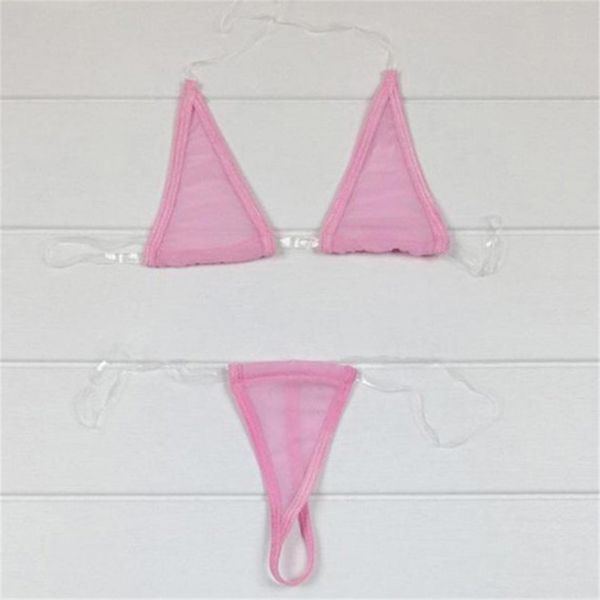 micro bikini hanging neck transparent invisible belt triangle girl swimwear women swimsuit women biquini mini bikinis, Black
micro bikini hanging neck transparent invisible belt triangle girl swimwear women swimsuit women biquini mini bikinis, Black