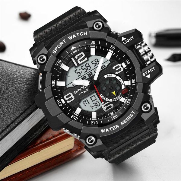 wristwatches sanda sport watch men digital led electronic wristwatch army male wrist watches for relogio masculino, Slivery;brown
wristwatches sanda sport watch men digital led electronic wristwatch army male wrist watches for relogio masculino, Slivery;brown