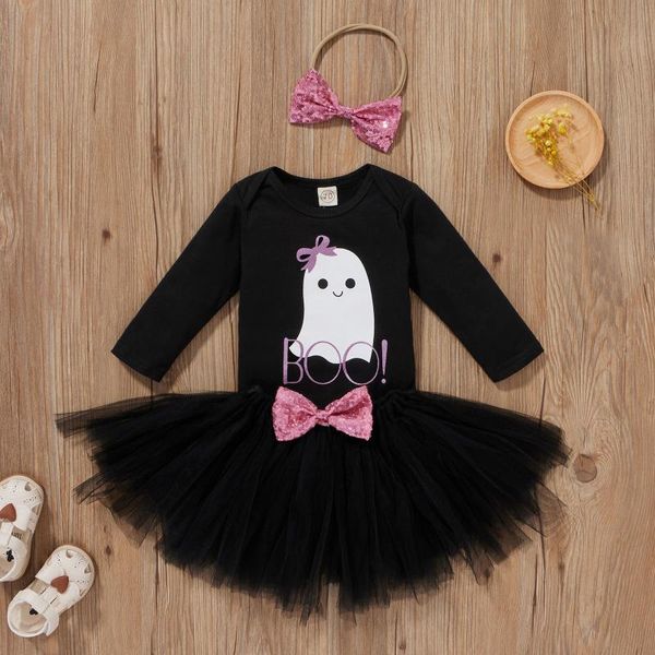 clothing sets 3 pcs baby girls halloween outfits cartoon letter print long sleeve romper + tulle skirt with sequined bow-knot headband, White
clothing sets 3 pcs baby girls halloween outfits cartoon letter print long sleeve romper + tulle skirt with sequined bow-knot headband, White