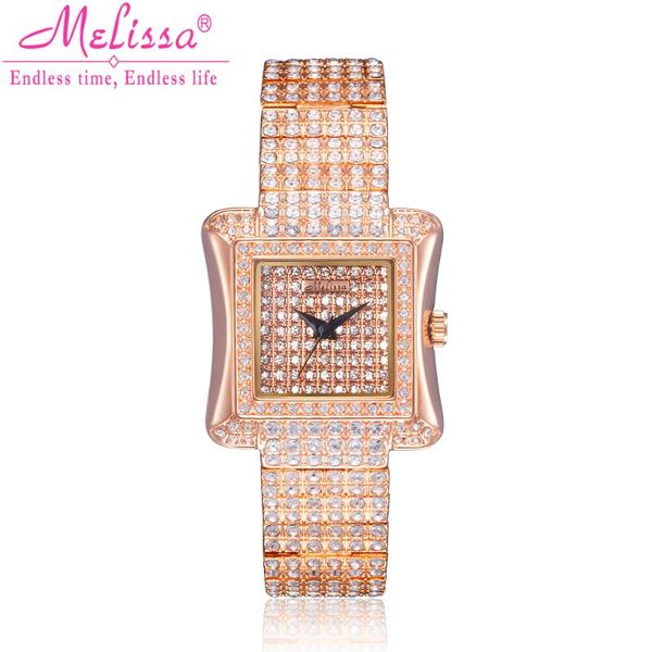 wristwatches melissa lady women's watch japan quartz fashion dress bracelet full rhinestone luxury crystal party girl birthday gift, Slivery;brown
wristwatches melissa lady women's watch japan quartz fashion dress bracelet full rhinestone luxury crystal party girl birthday gift, Slivery;brown