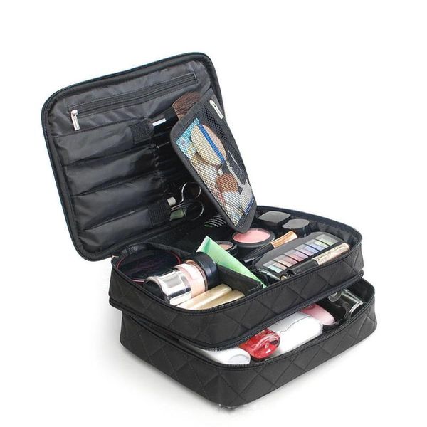 cosmetic bags & cases portable makeup handbag selling nylon splash-proof cosmetics organzier toiletries storage layered pouch
cosmetic bags & cases portable makeup handbag selling nylon splash-proof cosmetics organzier toiletries storage layered pouch