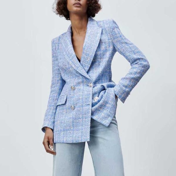 women suit jacket spring style za fashion high-quality office women casual street elegant s 210601, White;black
women suit jacket spring style za fashion high-quality office women casual street elegant s 210601, White;black