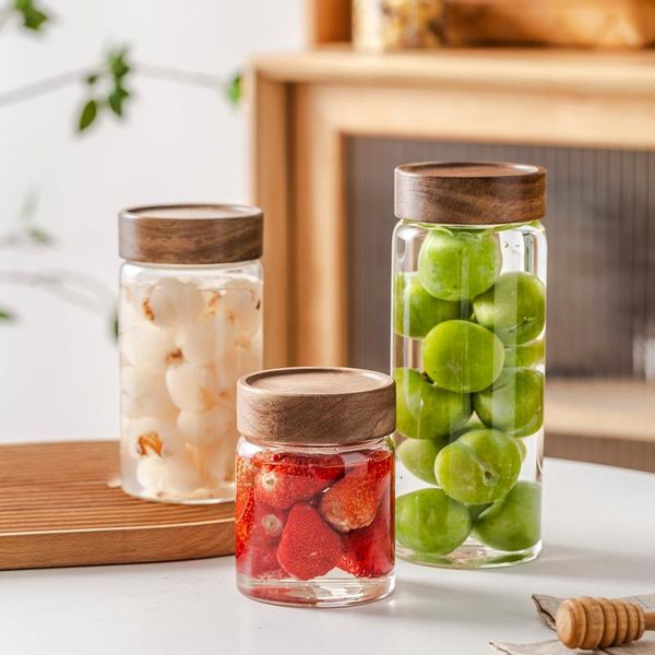 storage bottles & jars jdb container sealed jar wooden lid borosilicate glass fruit/wine/multigrain/coffee/bean containers sml
storage bottles & jars jdb container sealed jar wooden lid borosilicate glass fruit/wine/multigrain/coffee/bean containers sml