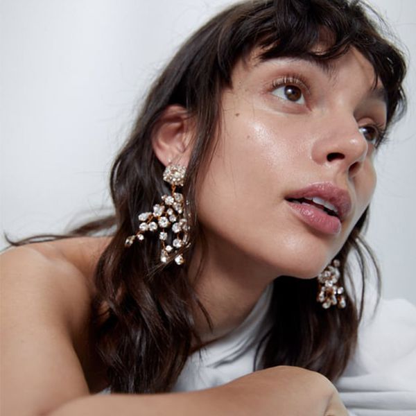 za same fashion and exquisite water drop shaped diamond earrings, new trendy girl party earrings, Silver
za same fashion and exquisite water drop shaped diamond earrings, new trendy girl party earrings, Silver