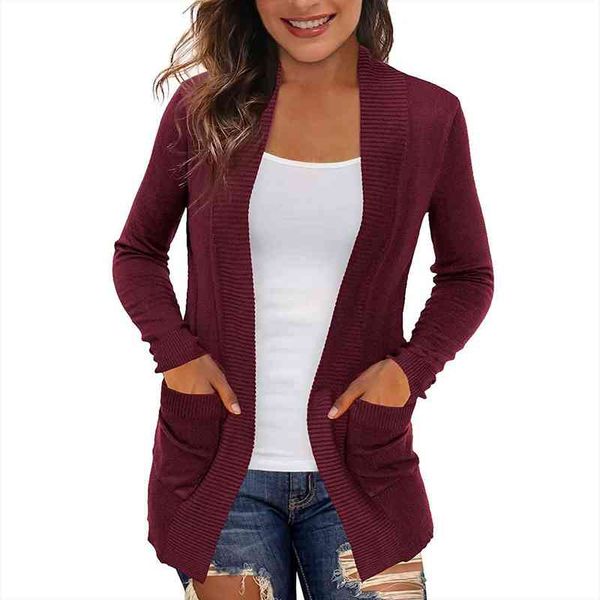 womens solid leisure sweater cardigans with pockets casual lightweight open front cardigan slim autumn female sweaters, White;black
womens solid leisure sweater cardigans with pockets casual lightweight open front cardigan slim autumn female sweaters, White;black