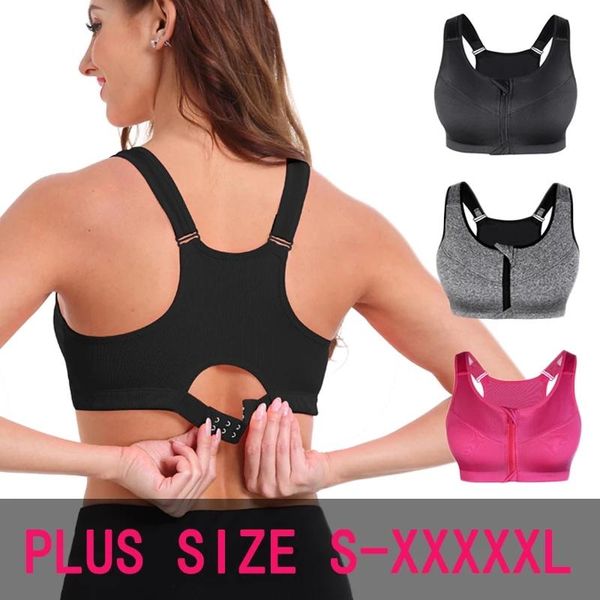 gym clothing sports bras women zipper push up vest s-5xl plus size underwear shockproof fitness athletic running yoga bh sport, White;black
gym clothing sports bras women zipper push up vest s-5xl plus size underwear shockproof fitness athletic running yoga bh sport, White;black