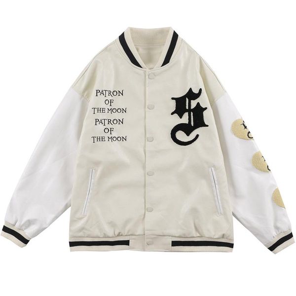 men's jackets 2021 hip hop baseball jacket streetwear dove alphabet embroidery leather coats harajuku varsity retro fashion bomber, Black;brown
men's jackets 2021 hip hop baseball jacket streetwear dove alphabet embroidery leather coats harajuku varsity retro fashion bomber, Black;brown