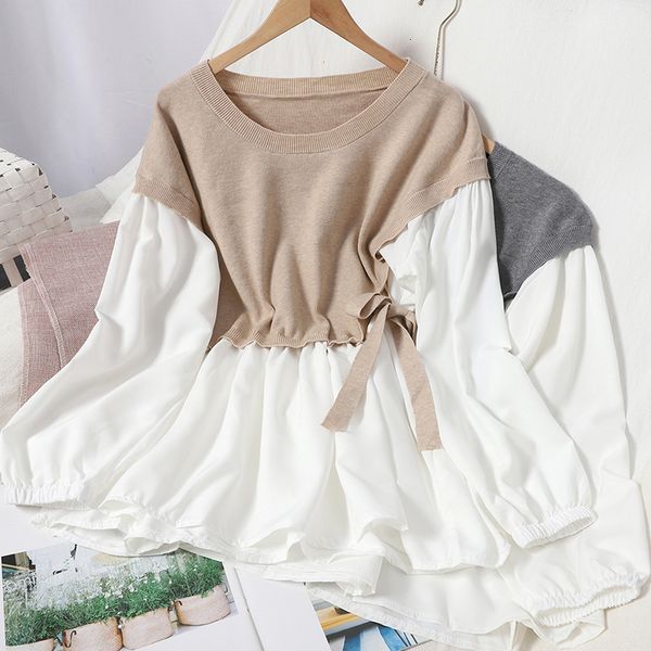 2021 female autumn new fashion style around the neck fake long sleeve two lace pieces up to casual mesh awb7, White
2021 female autumn new fashion style around the neck fake long sleeve two lace pieces up to casual mesh awb7, White