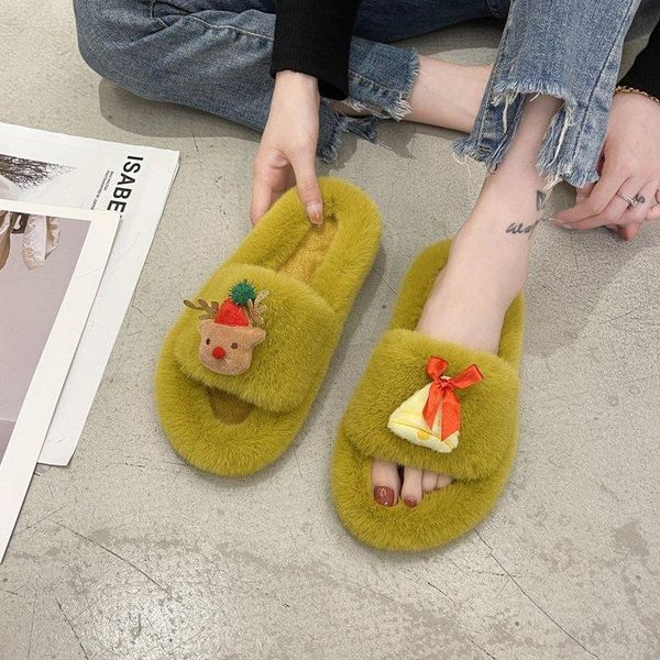slippers faux fur house slippers, fluffy women's comfortable furry flat sandals, cute indoor flip-flops, Black
slippers faux fur house slippers, fluffy women's comfortable furry flat sandals, cute indoor flip-flops, Black