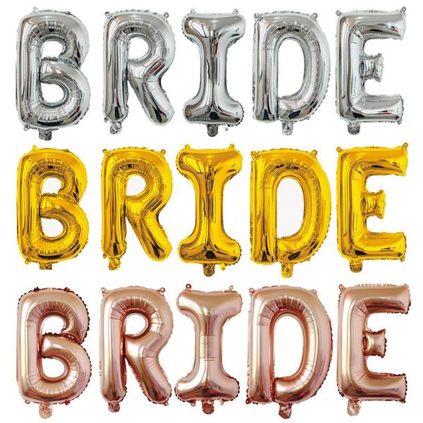 16/32 inch bride ballons just married letter helium balloon set wedding party decoration aluminum film balloon rose gold silver
16/32 inch bride ballons just married letter helium balloon set wedding party decoration aluminum film balloon rose gold silver