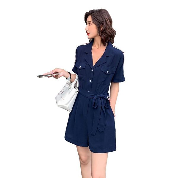 women's jumpsuits & rompers korean style summer jumpsuit short women sleeve side stripe lady elegant casual loose playsuits overalls, Black;white
women's jumpsuits & rompers korean style summer jumpsuit short women sleeve side stripe lady elegant casual loose playsuits overalls, Black;white
