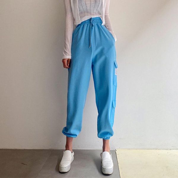 women's pants & capris korean style sweatpants women fashion spring 2021 blue joggers solid high waist pocket streetwear casual cotton, Black;white
women's pants & capris korean style sweatpants women fashion spring 2021 blue joggers solid high waist pocket streetwear casual cotton, Black;white